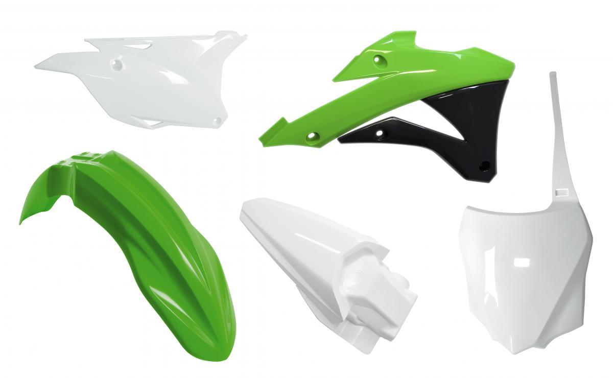 Rtech Plastics Plastic Kit/5 14-21 KX85 Oem 14-15, Rtech Oem R-kitkx0-oem-518
