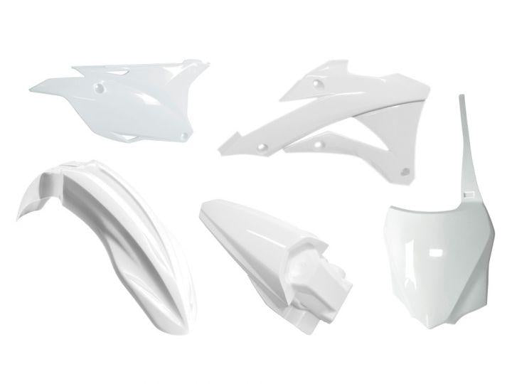 Rtech Plastics Plastic Kit/5 14-21 KX85/100 White, Rtech R-kitkx0-bn0-518