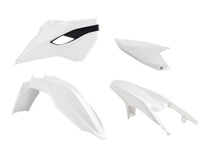 Rtech Plastics Plastic Kit/4 13-14 Husaberg, Rtech R-kithbg-bn0-400, White