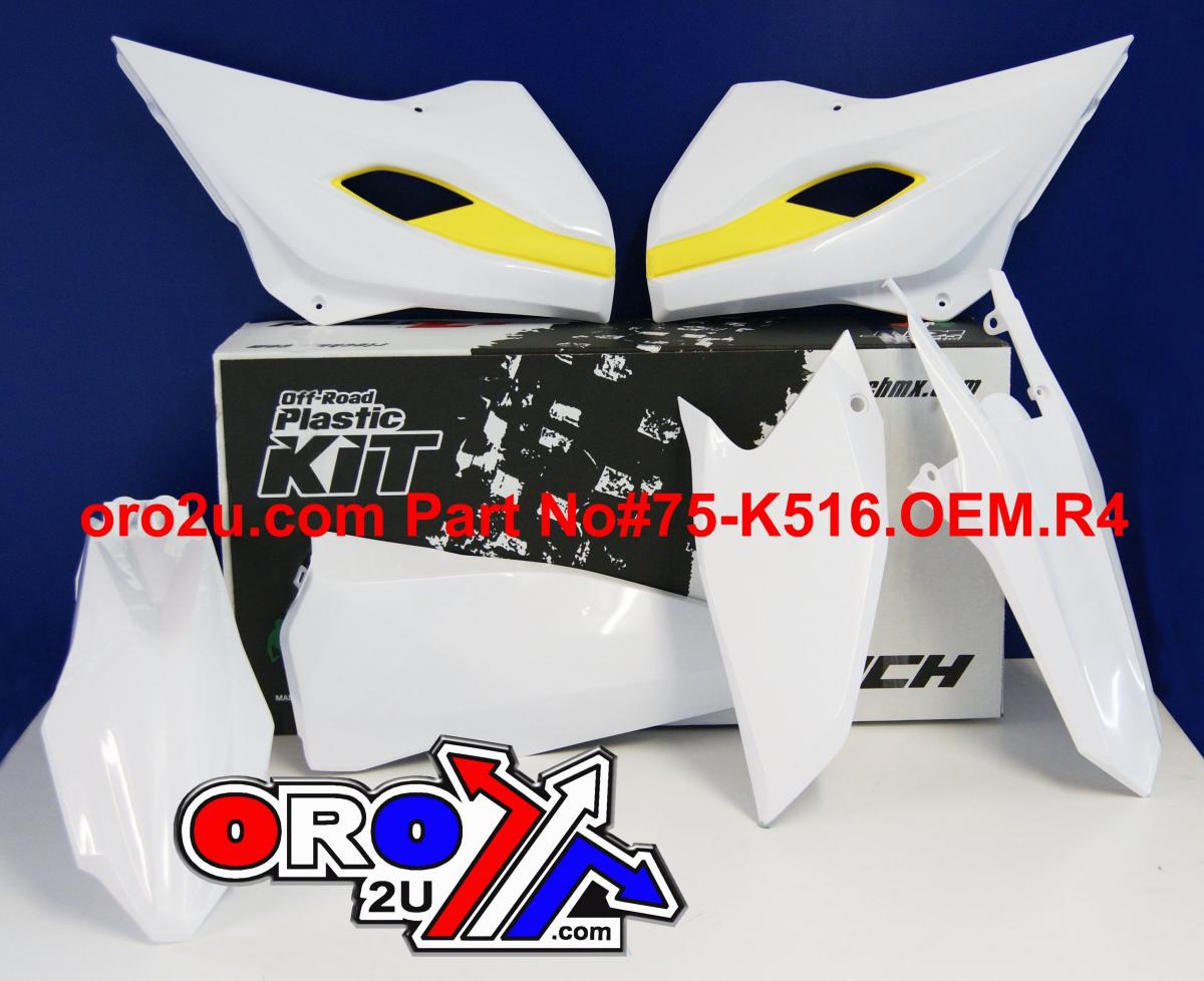 Rtech Plastics Plastic Kit4 15-16 Husky TE/FE, Oem 15 Rtech R-kithsq-oem-411