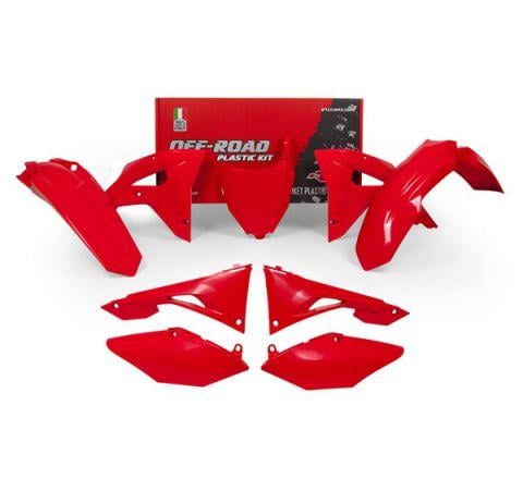 Rtech Plastics Plastic Kit/6 Red 17-18 CRF450RX, Rtech R-kitcrf-rs0-600, Red
