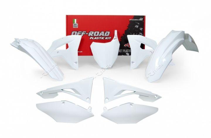 Rtech Plastics Plastic Kit/6 White 17-18 CRF450RX, Rtech R-kitcrf-bn0-600, White