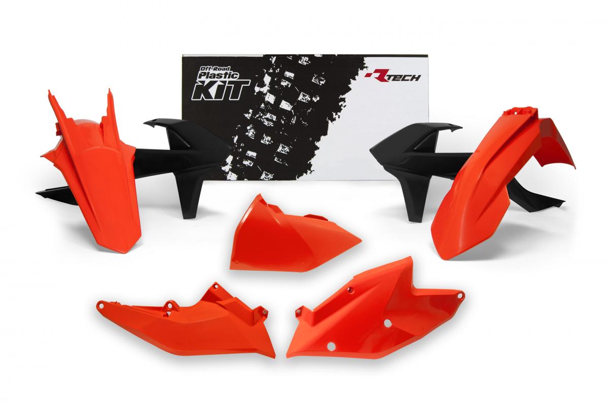 Rtech Plastics Plastic Kit/5 17-19 EXC/EXC-f Oem 17 & 19, Rtech R-kitKTM-oem-417