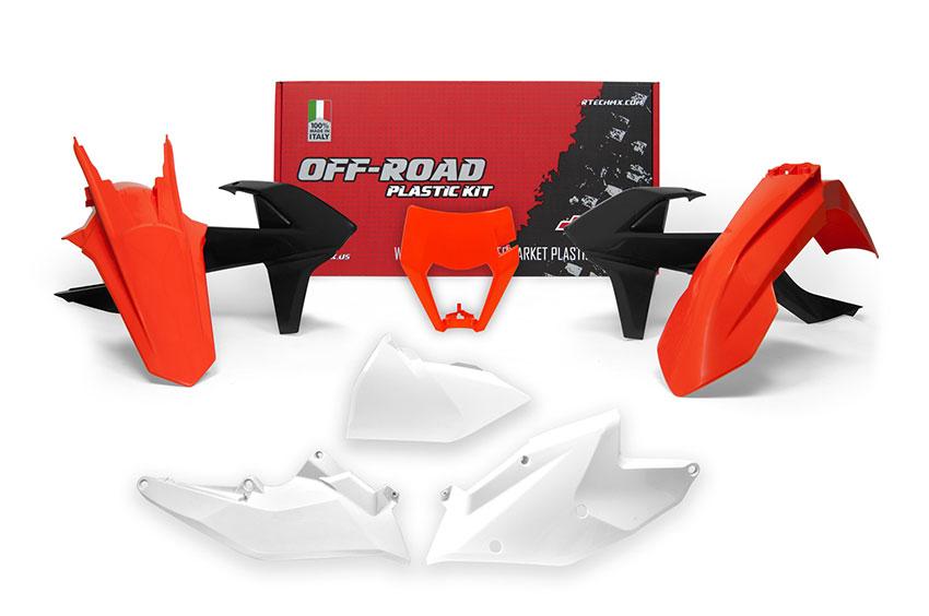 Rtech Plastics Plastic Kit/6 17-19 EXC/EXC-f, Oem Colour Enduro Kit, R-kitKTM-oem-517