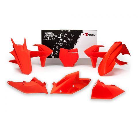 Rtech Plastics Plastic Kit/6 16-18 SX/SXF Factory Edition, Orange Factory Edition, Rtech R-kitKTM-us1-516