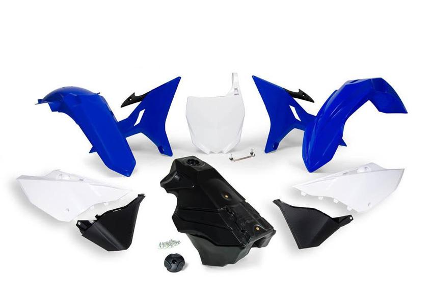 Rtech Plastics 2016 Conversion Kit & Black Tank, YZ 125-250 2002-2018,WR-yzx 250 2016-2018, Rtech R-kityz0-bl0-016