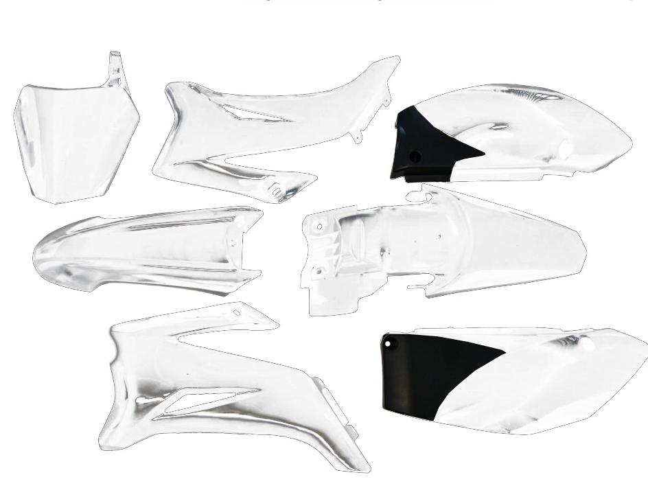 FIR Plastic Kit Yamaha TTR110E, White, Hx Sj004white