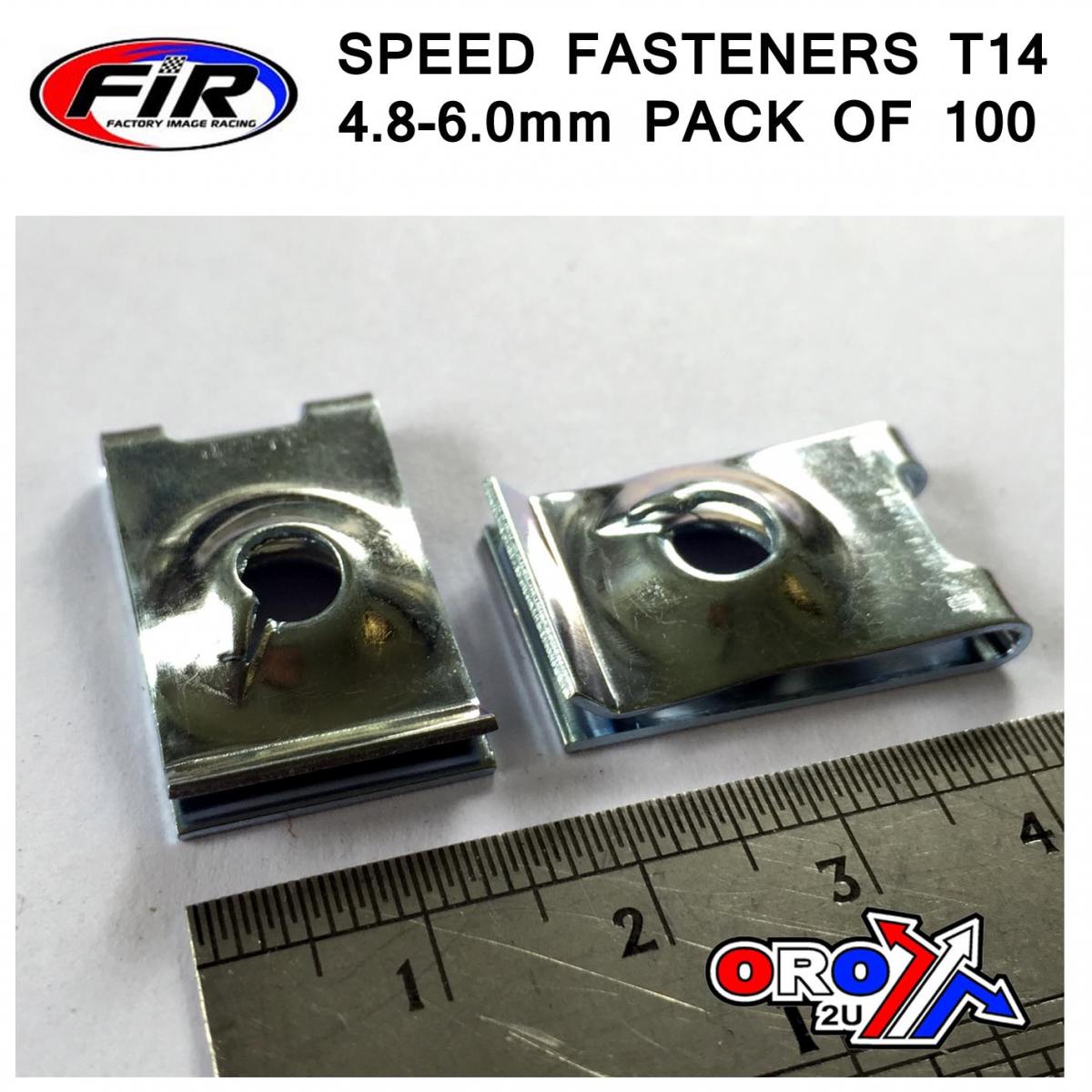 Dirt Racing Speed Fasteners T14 4.8-6.0mm, Pack of 100, Sf9