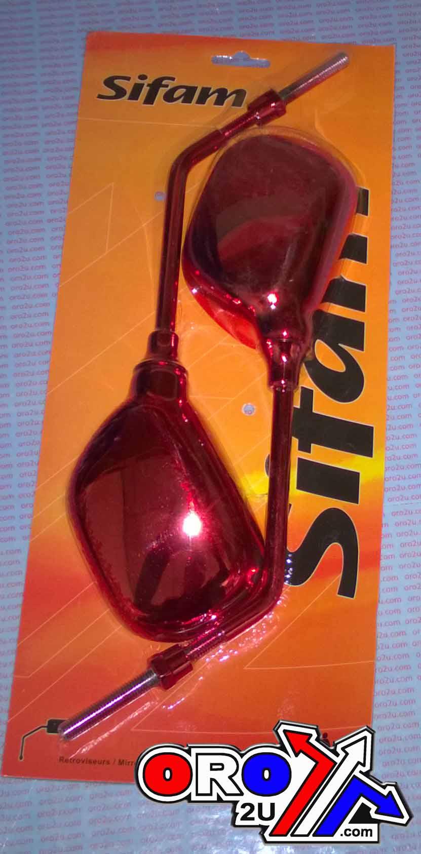 Sifam Universal Chrome Pair Mirror, Road, Sifam Mir9008