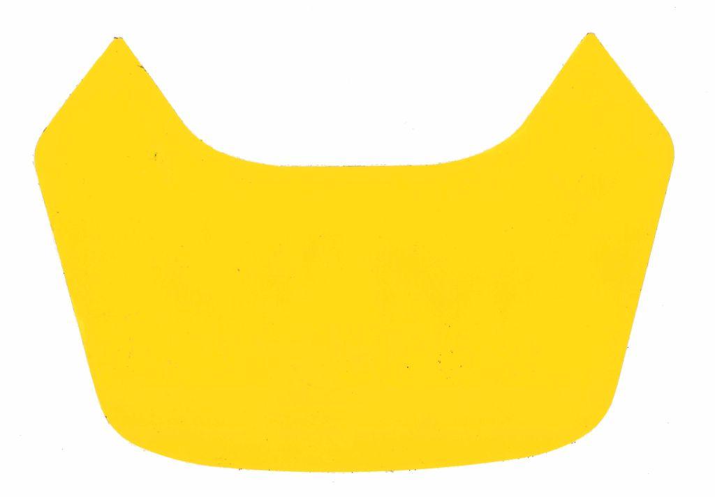 Blackbird Graphics Decal Elba-2 Thick Yellow, Headlight Background