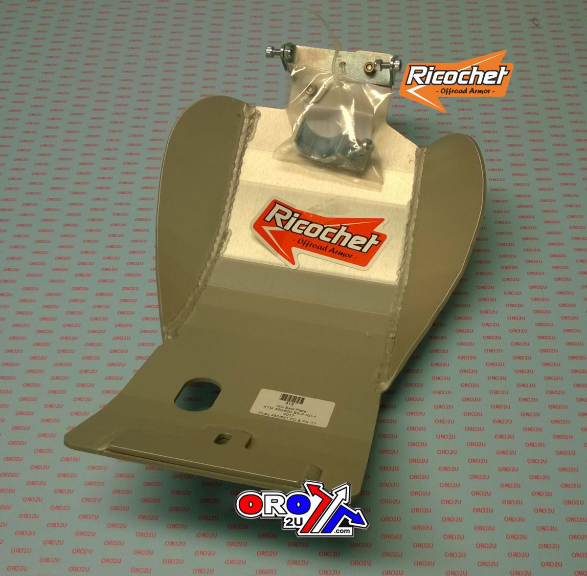 Ricochet Skid Plate Hd Aluminium Enduro '17 450 SX-F/XC-F, 450/501 FX, 312 Ricochet