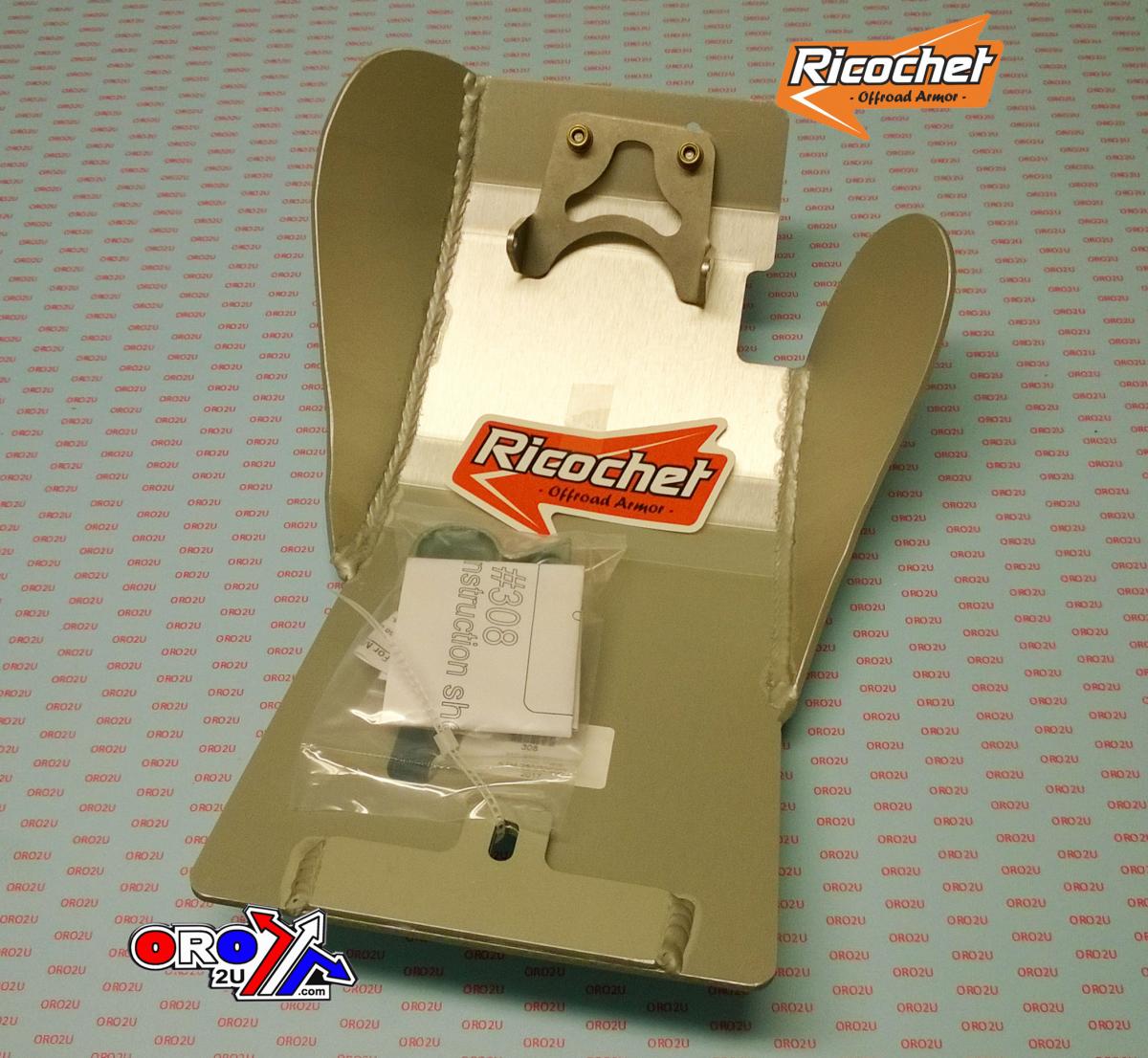 Ricochet Skid Plate Hd Aluminium Enduro 17-18 KTM SX/XC 250, 308 Ricochet