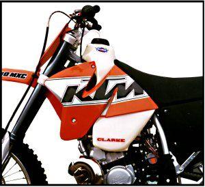 Clarke Fuel Tanks KTM 2st. 13.2ltr Natural