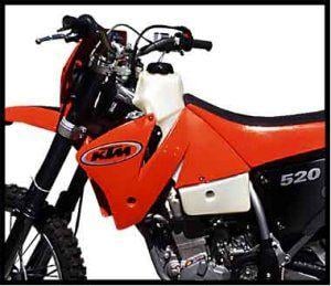 Clarke Fuel Tanks KTM 4st. 11.7ltr Natural, Clarke Fuel Tank 11433