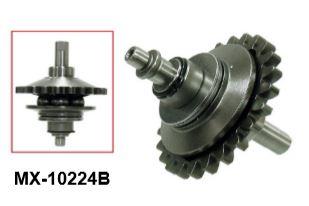 Dirt Racing Water Pump Shaft 54837050044, KTM 250 300, MX-10224b, Shaft with Gear