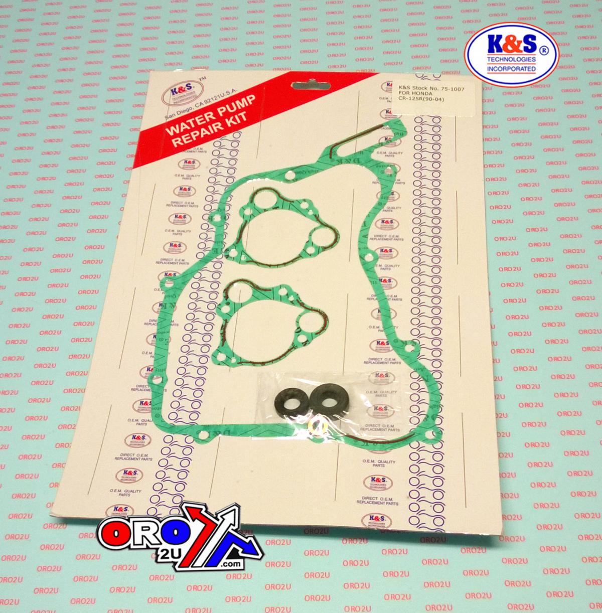 K&S Technologies Water Pump Kit CR125 90-04 Note ! No Bearing in This Kit