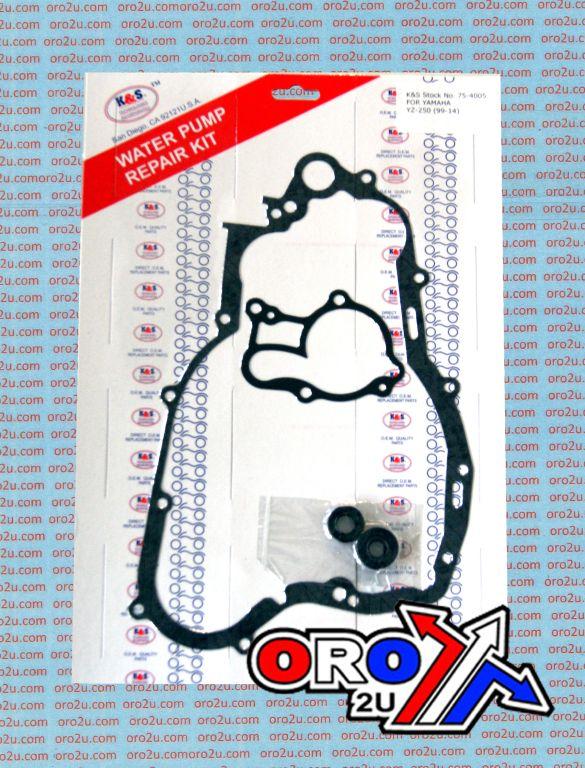 K&S Technologies Water Pump Kit YZ250 99-16, K&s 75-4005 Yamaha, KS75-4005
