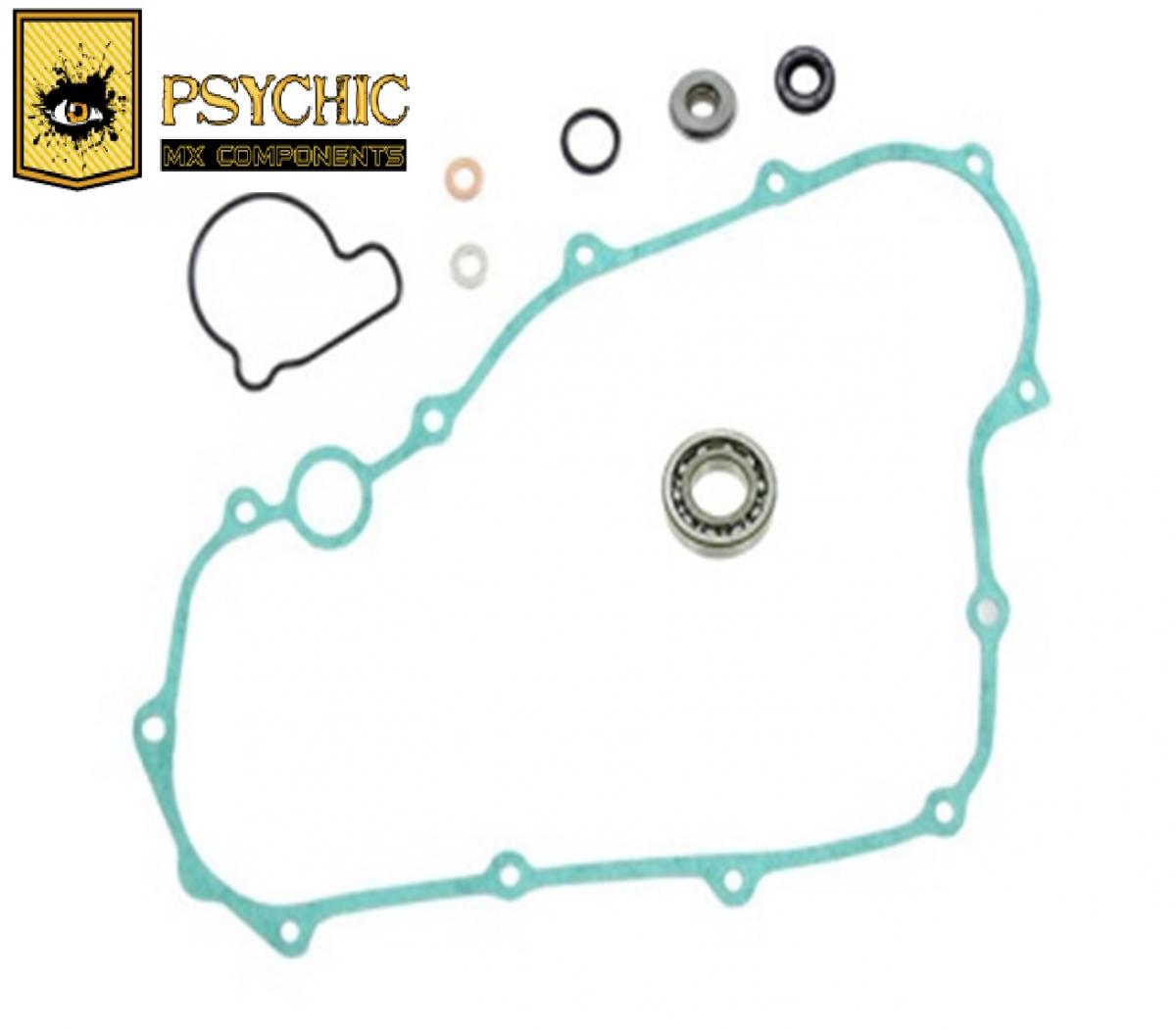 Psychic Water Pump Kit CRF250R 10-17, Psychic MX-10216 Honda 7pcs, with Mechanical Seal & Bearing