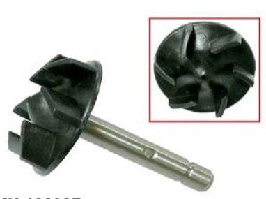 Dirt Racing Water Pump Shaft 1c3-12450-00-00, Yamaha YZ 125, MX-10233b, Shaft with Impeller