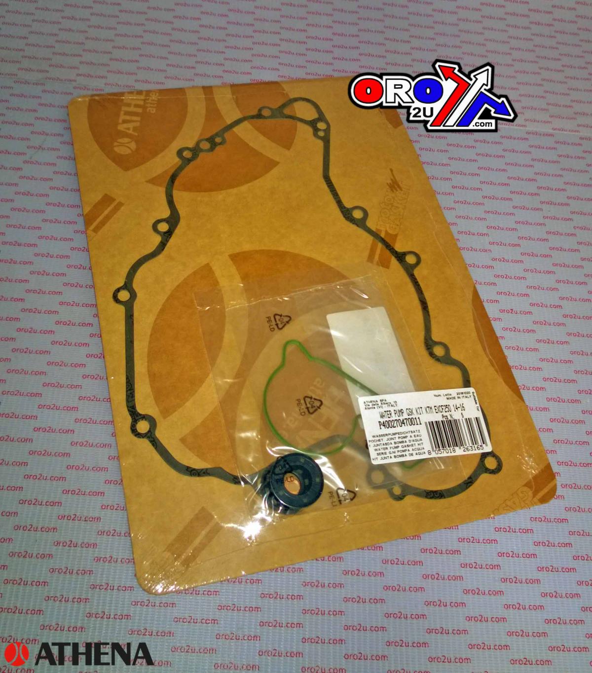 Athena Water Pump Gasket Kit EXC-f/XCF-W/FE 250/350 14-16, Athena P400270475011 KTM/husky with Bearing