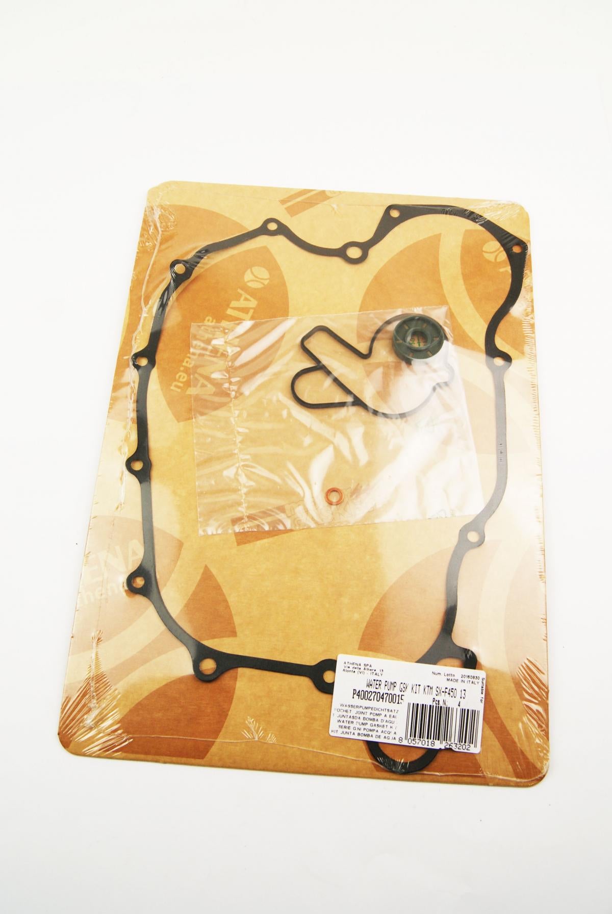 Athena Water Pump Gasket Kit EXC/XC-w/FE 450/500 12-16, Athena P400270475015 KTM/husky