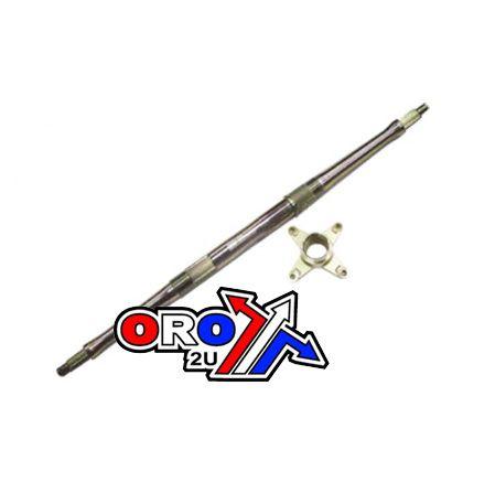 Bronco Axle 38.00 KXF / Lt Z400 at-03770-6, No Sprocket Hub Included