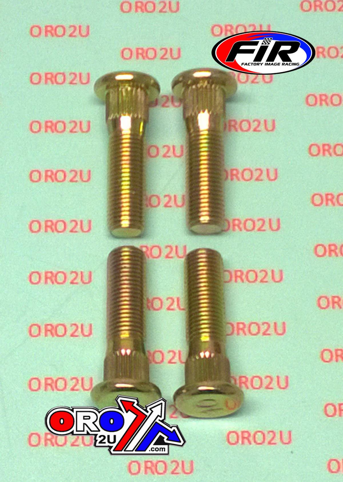 FIR Hub Bolt Hd Pk4 Oem 7518378, Polaris Sportsman 300 4x4 2008, Hawkeye 300 2x4/4x4 2007, Hawkeye 325 2x4 2015, Trail Blazer/330 2