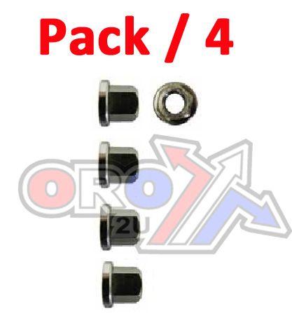 Rijomotor Lug Nut M10x1.25x15 Flat Base 121410368