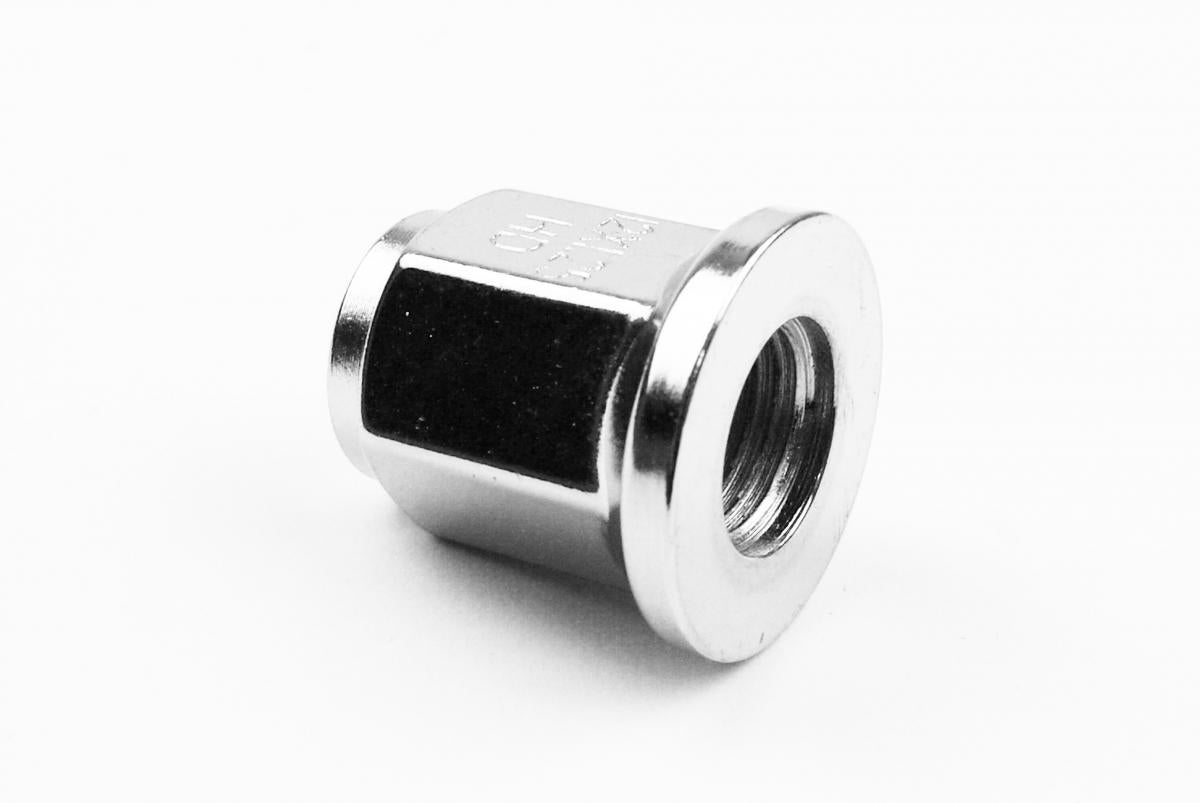 FIR Lug Nut M12x1.25 Flat Chrome, Lug9