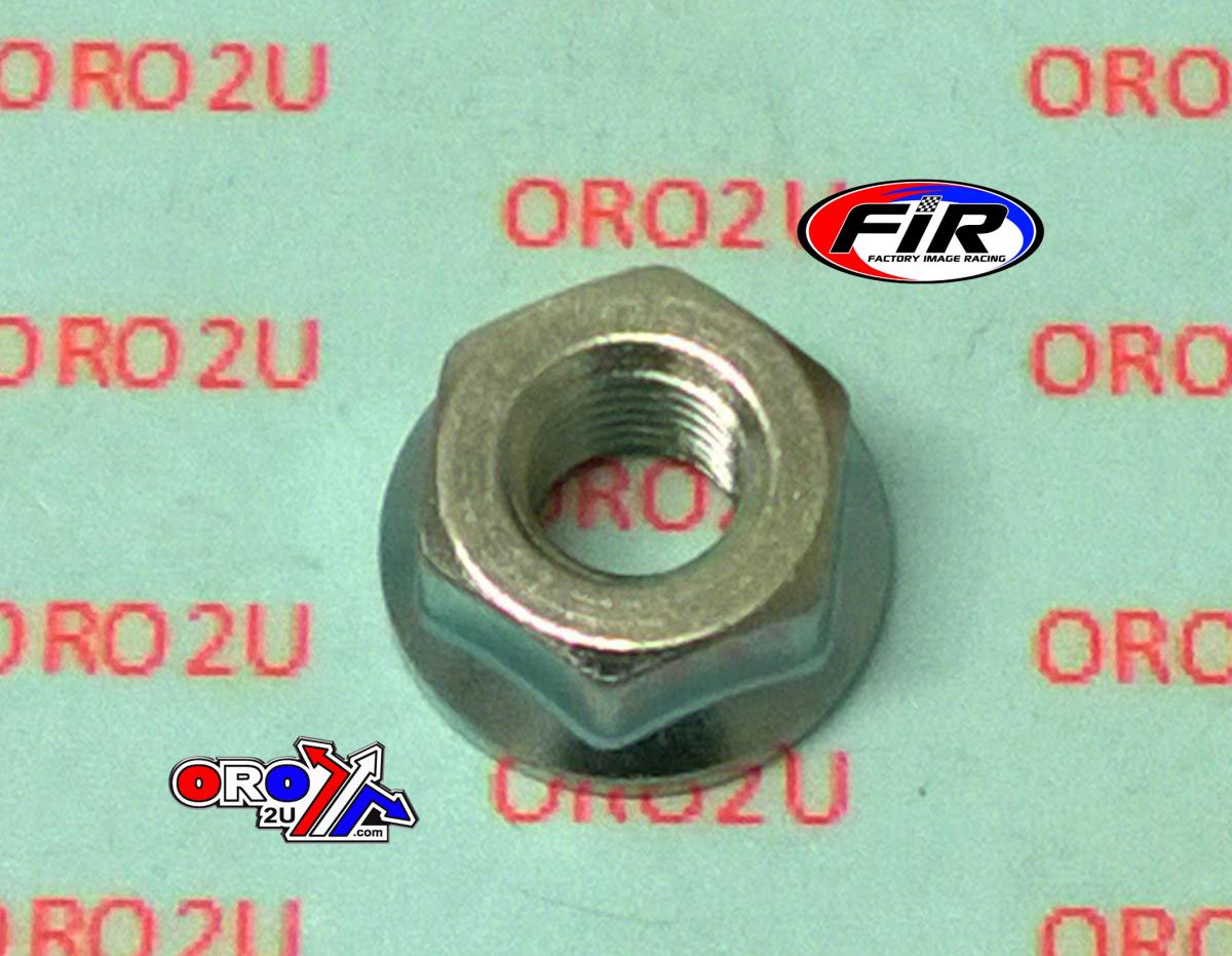 FIR Lug Nut M10x1.25 Flat Open, Lug4 Steel Oem Open End
