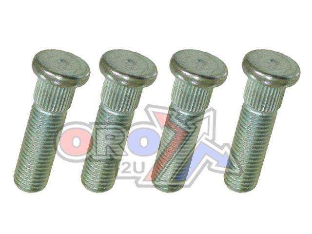 Dirt Racing Hub Bolts M10x1.25xl40 Pack/4, Kawasaki 92153-0890 KVF650 750