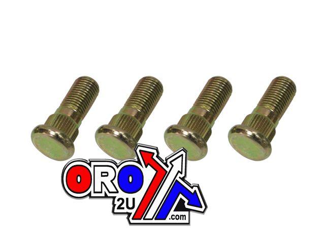 Bronco Hub Bolts Kawasaki Mules, at-06323, 92150-1366 M12 X1.00 X 36.5mm