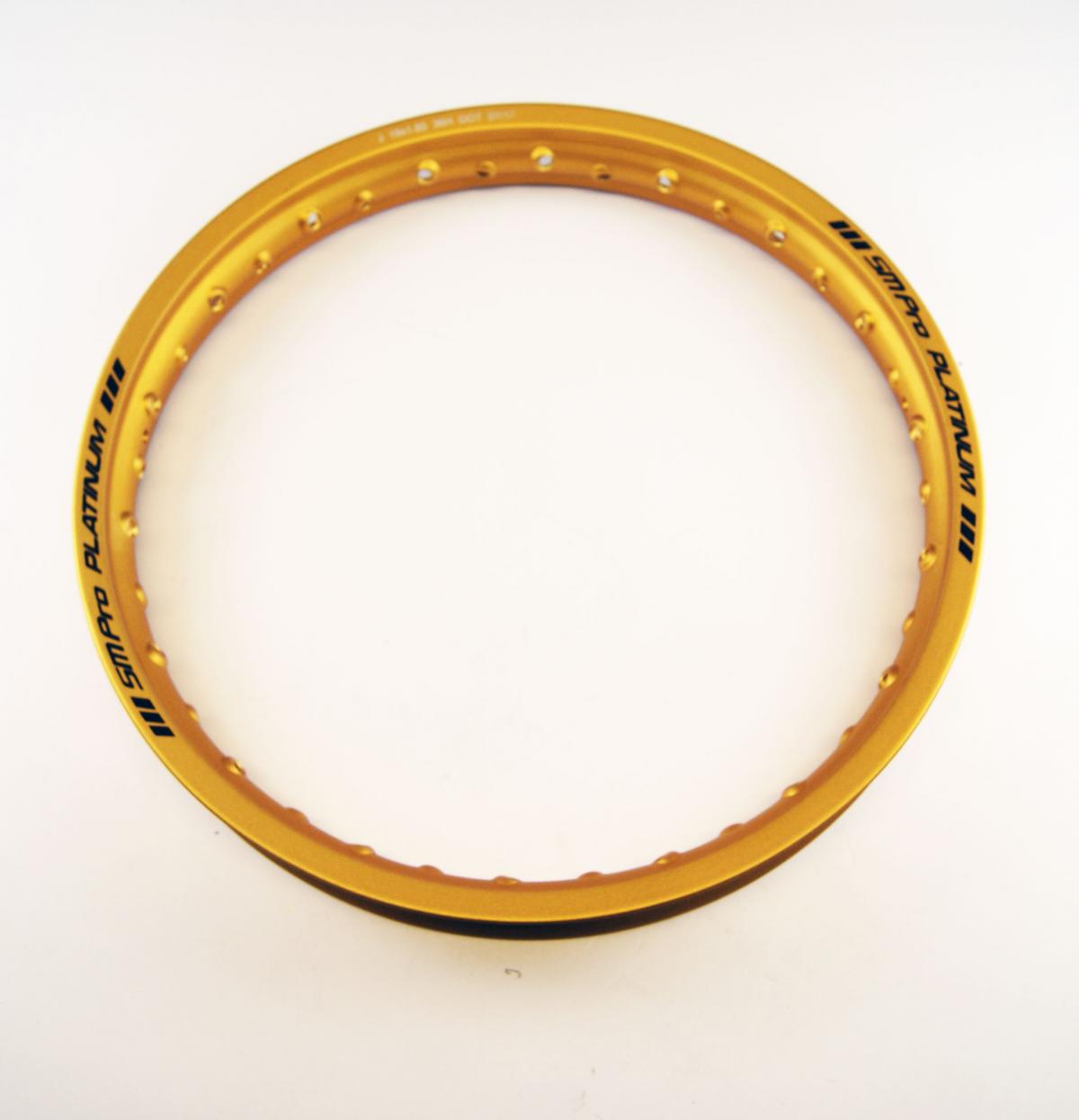 SM Pro Rim 185-19 36h Gold Sm Pro, Gloss Platinum Alloy Rim, R820236, RP82.02.36 Gloss Rim