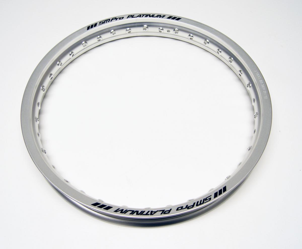SM Pro Rim 185-19 36h Silver Sm Pro, Matt Platinum Alloy Rim, R825036, RP82.50.36