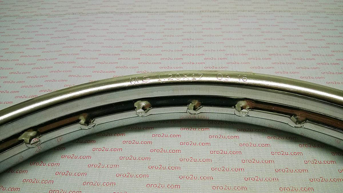 Rijomotor Rim 1.20x17 Steel Chrome 121410271