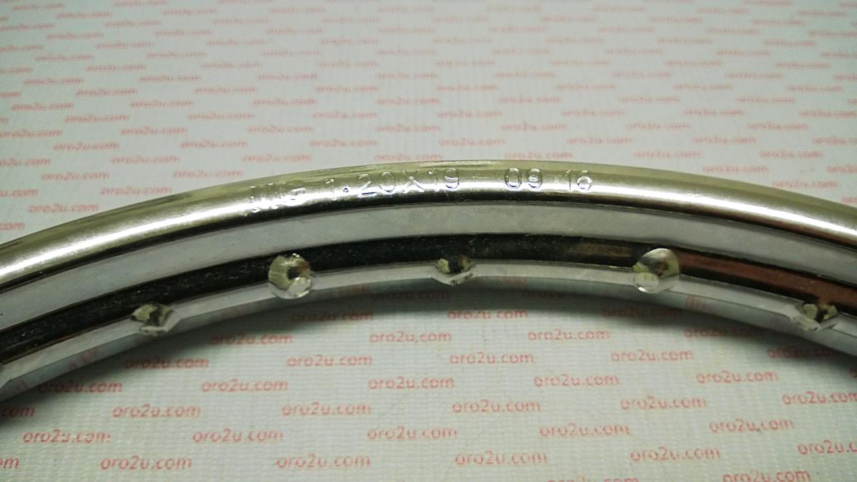 RIJOMOTOR RIM 1.20x19" STEEL CHROME 121410461