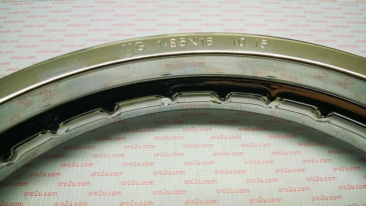 Rijomotor Rim 1.85x16 Steel Chrome 121410460