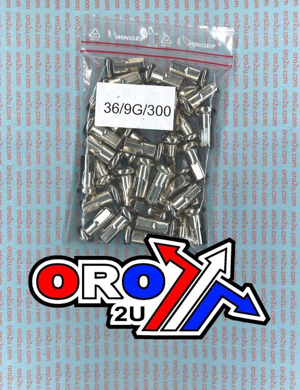 CC Products Spoke Nipples 9g/300 Silver