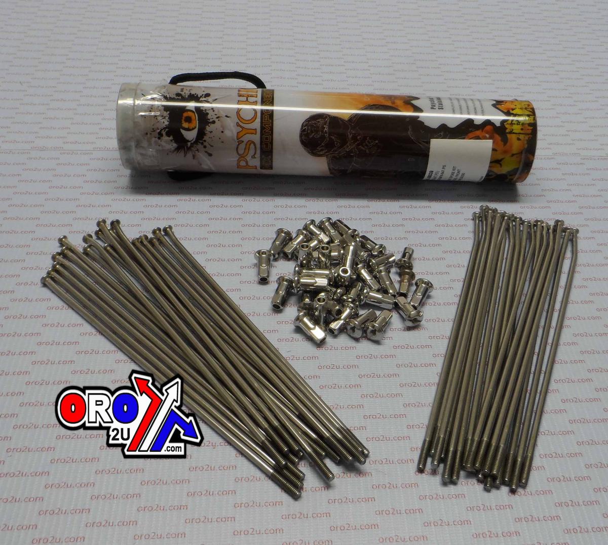 Psychic Spoke Set 21x 36 KLR650 87-15, Psychic MX-06053 Front