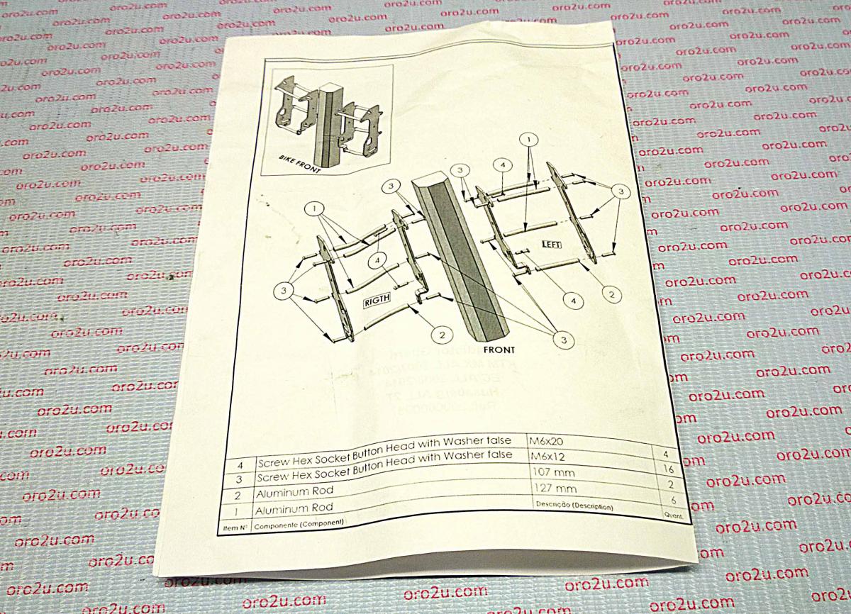 Rijomotor Rad Protec.KTM SX/SXF/EXC, Radiator Guard
