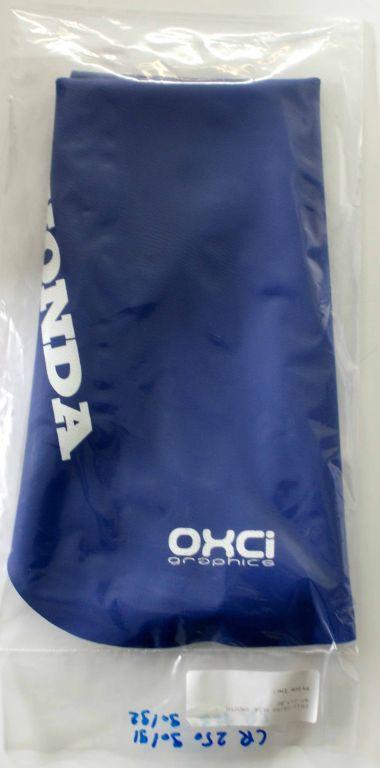 WAMC Decals CR500/250/125 Blue Smooth, Honda Seat Cover