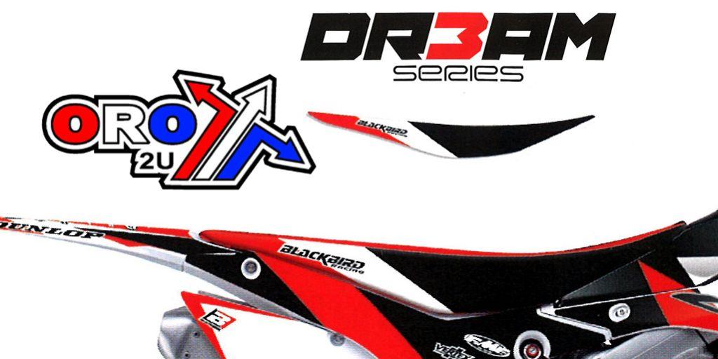 Blackbird Graphics 92-97 CR125/CR250 Dream 3, Blackbird 1124e Seat Cover, Bb1124e