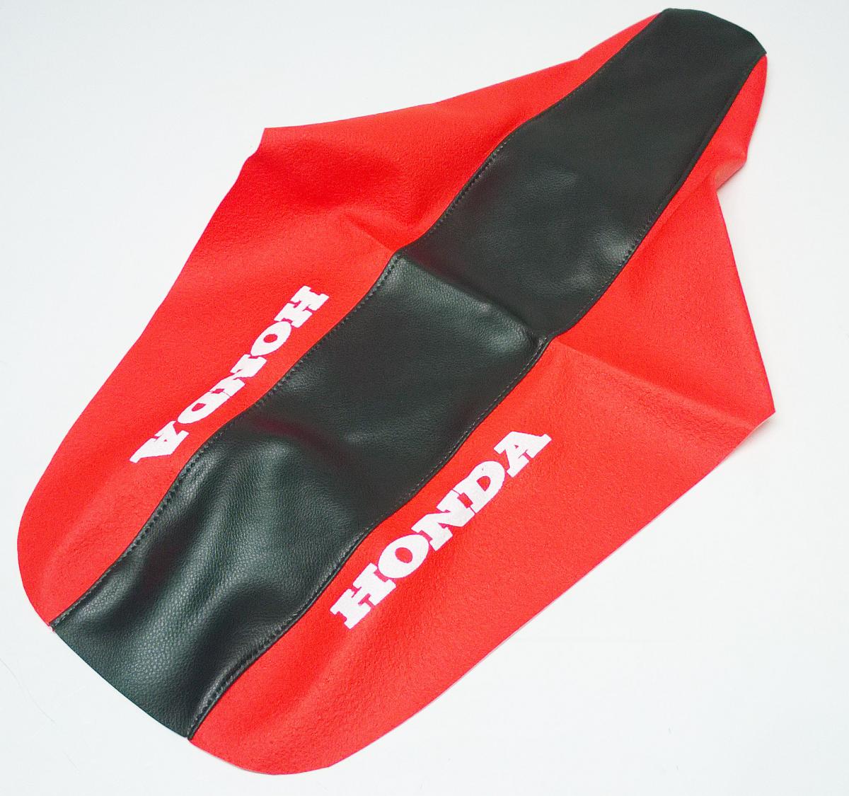 WAMC Decals 89-97 CR125/CR250 Seat Cover, Black/red 2-tone Honda