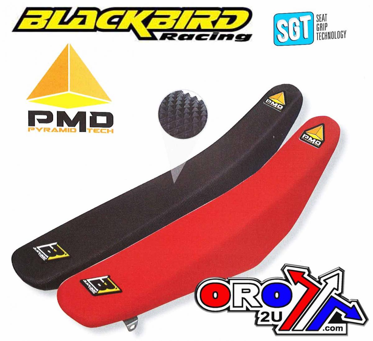 Blackbird Graphics 92-96 CR125/CR250 Pyramid Red, Seat Cover Blackbird 1131g/01