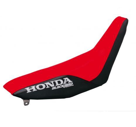 Blackbird Graphics 92-97 CR125/CR250 Blackbird, Traditional Seat Cover Red/blk, 1104/02