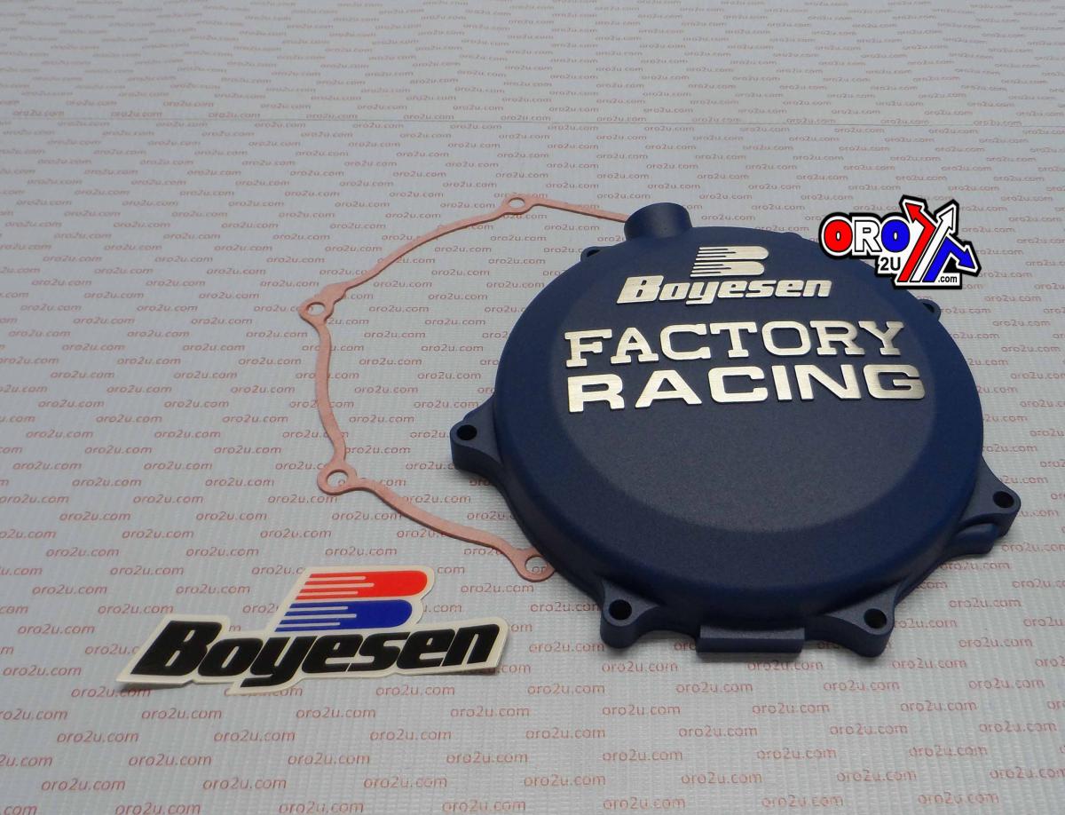 Boyesen Clutch Cover 06-15 KX450F, Boyesen Cc-18l Blue