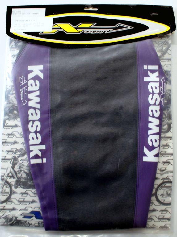WAMC Decals 94-98 KX125/250 Purple R-ride, Seat Cover Kawasaki