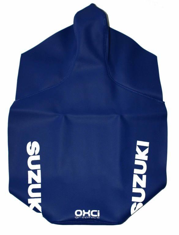 WAMC Decals Seat Cover Blue TS250 87/88, Suzuki