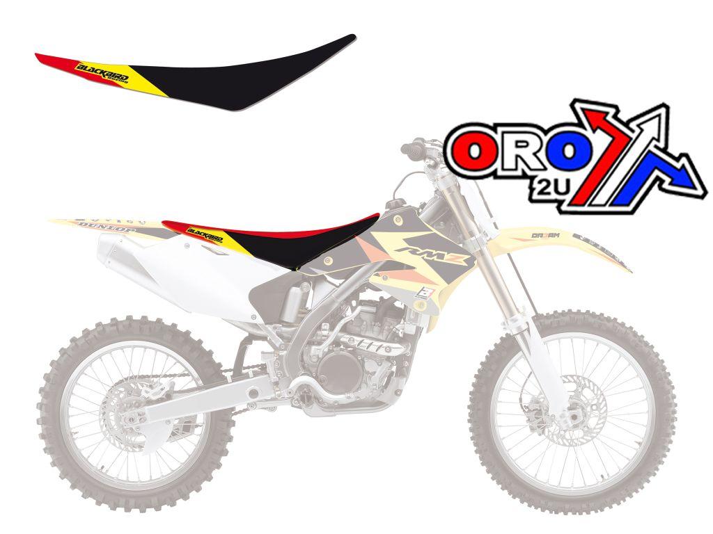 Blackbird Graphics 04-06 RMZ250 Dream-3 Blackbird, Seat Cover 1311e