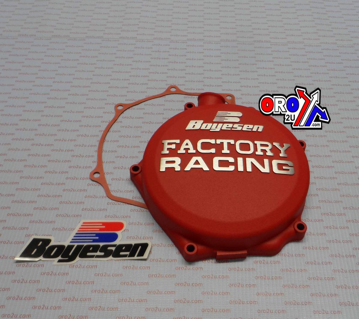 Boyesen Clutch Cover 07-24 RM-z 250, Boyesen Cc-27r Red
